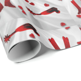 Regalo Los botes occidentales espuman y el papel de envol