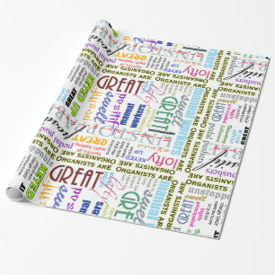 Regalo Los organistas son todo papel de embalaje