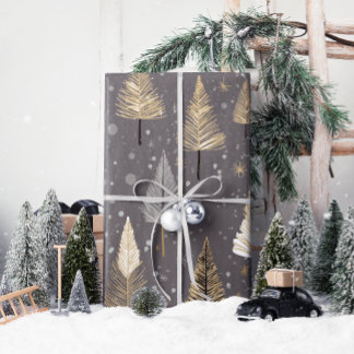 Regalo Lux Navidades Gold sobre papel de envolvimiento gr
