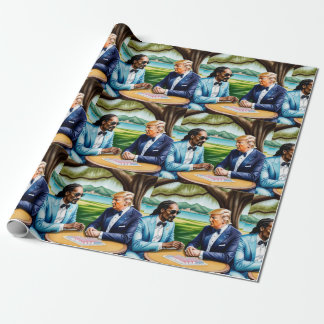 Regalo Mahjong Snoop Dogg y Trump Mahj Papel de RAPPING