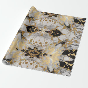 Regalo Majestad de Marble - Papel de envolvimiento de luj