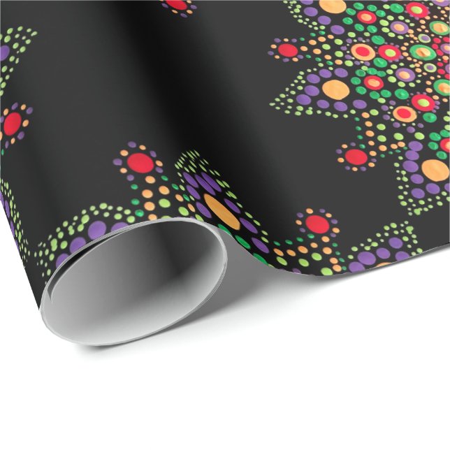 Regalo Mandala de primavera - Papel de ajuste (Esquina del rollo)