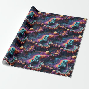 Regalo Mandelbrot Set 3D Papel de ajuste para amantes de 