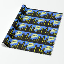 Mantel del superhéroe el | del papel de embalaje