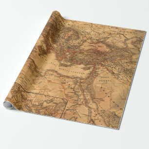 Regalo Mapas de época del papel digital europeo-7