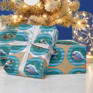 Regalo Mares de burbujas 1 Rollos de papel de envolvimien