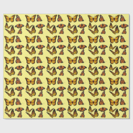 Regalo mariposas amarillas y negras naturaleza Papel de e