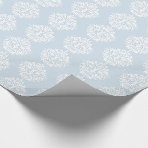Regalo Máscara Tribal - Papel de envolver brillante azul 