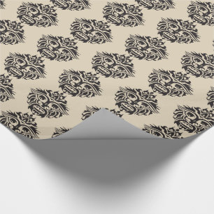 Regalo Máscara tribal - Papel de envolvimiento brillante