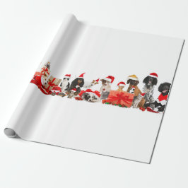 Regalo Mascotas de Santa Navidades envueltos de papel