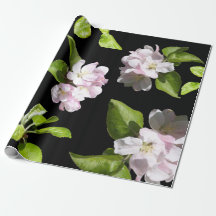 Materia de papel de envolvimiento de Apple Blossom
