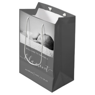 Regalo Mediana Bienvenidos A La Bolsa De Regalos Para Recién Naci