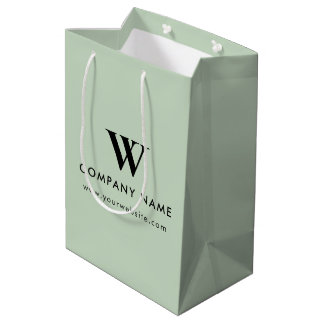Regalo Mediana Bolsa de compras de papel promocional con logotipo