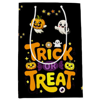 Regalo Mediana Bolsa de dulces de Halloween para niños