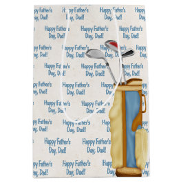 Regalo Mediana Bolsa de golf para el Día del Padre con palos