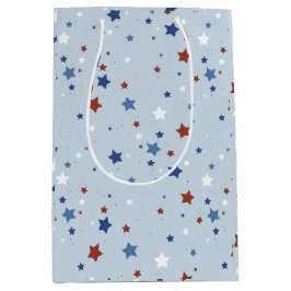 Regalo Mediana Bolsa de regalos de estrellas patrióticas