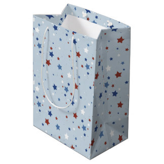 Regalo Mediana Bolsa de regalos de estrellas patrióticas