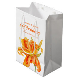 Regalo Mediana Chica de flores boda diurno favorece la bolsa de r