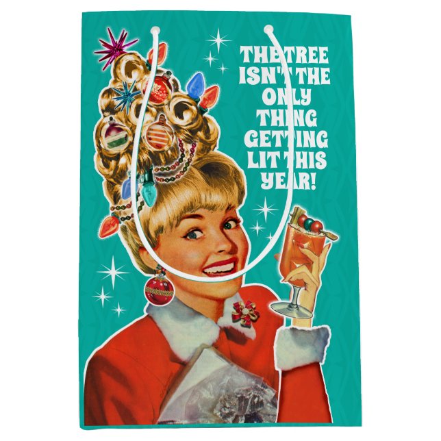 Regalo Mediana Graciosa obtén Navidades Chicas Lit Bolsa de regal (Anverso)