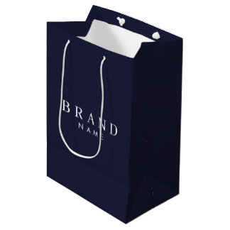 Regalo Mediana Personalizado elegante Bolsa de compra de papel pe