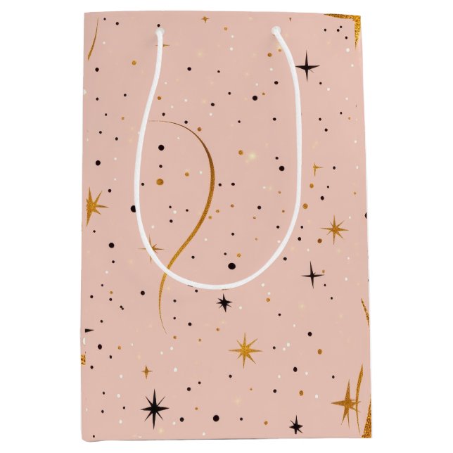 Regalo Mediana Starry Delight - Bolsa de papel decorativa con Sta (Anverso)