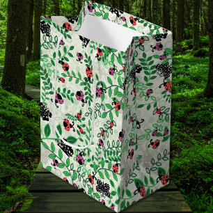Regalo Mediana Verano - Mariquitas, Mariposas Hojas Bolsa de Rega