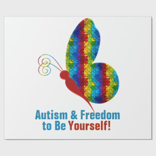 Regalo Medios de autismo: Papel de ajuste de cuentas