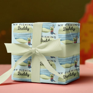 Regalo Mi rollo de papel de envolvimiento de Buey de pesc