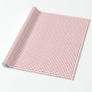 Regalo Modelo de punto rojo en el papel de envoltorio
