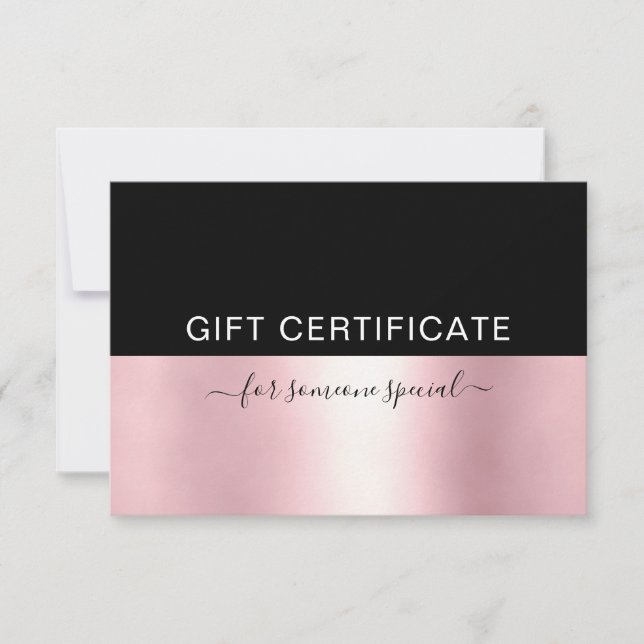 regalo MODERNO DE CERTIFICADO DE NEGOCIO para uste (Anverso)