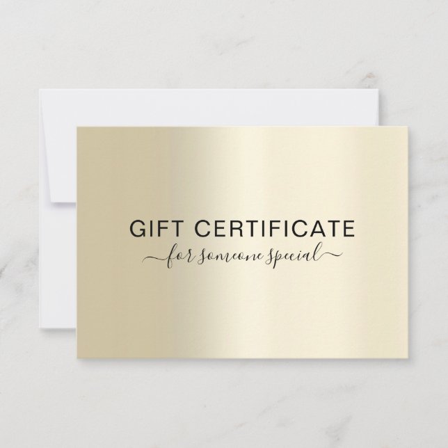 regalo MODERNO DE CERTIFICADO DE NEGOCIO para uste (Anverso)