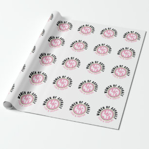 Regalo Mujeres de papel de envolvimiento de asfalto