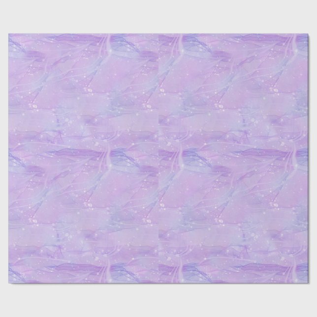 Regalo Mystic Swirls, lavender acuarela Papel de envolvim (Costura)