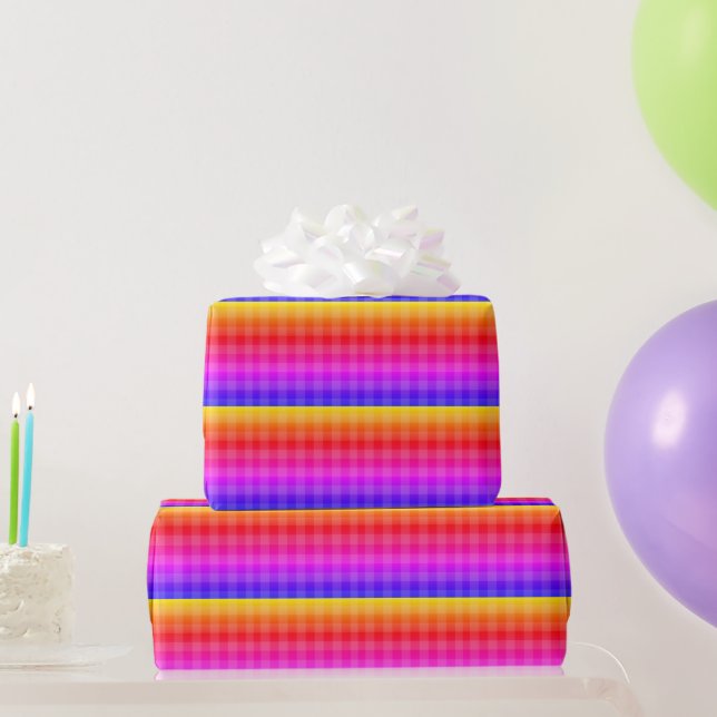 Regalo Naranja rosa azul violeta rojo amarillo papel de e (Regalos de fiesta)
