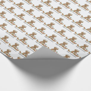 Regalo Navidad del papel de regalo/del bebé del navidad