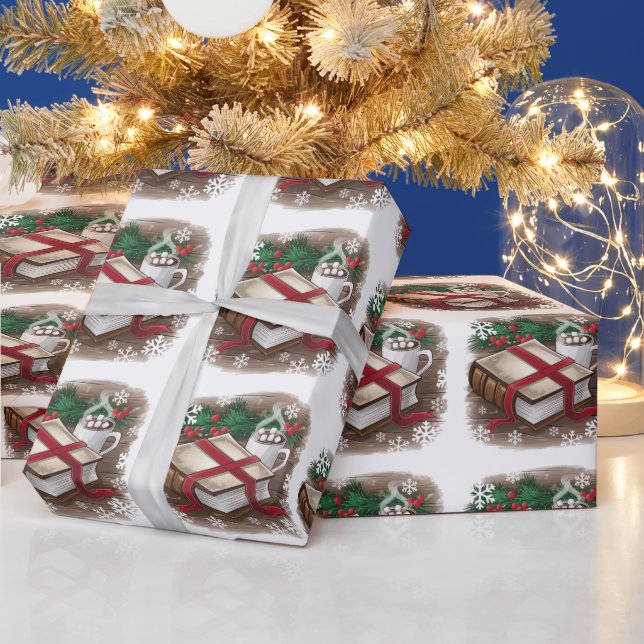 Regalo Navidades acogedores Vibes Gift Papel de envolvimi (Vacaciones)