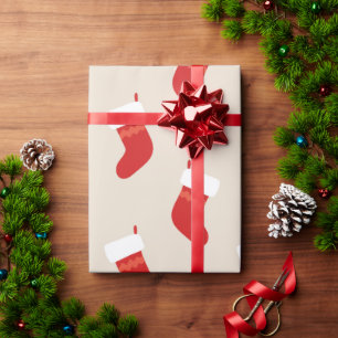 Regalo Navidades aleteando papel de ajuste