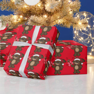 Regalo Navidades ardilla Papel de envoltura de vacaciones