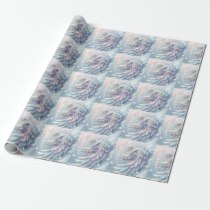 Regalo Navidades de ensueño Angel Wings envolver papel