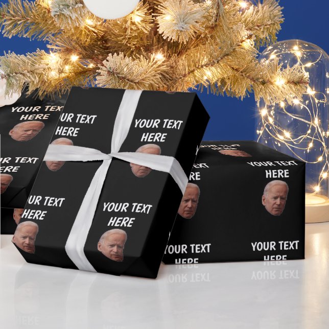 REGALO NAVIDADES DE JOE BIDEN PERSONALIZARON PAPEL DE RAP (Vacaciones)