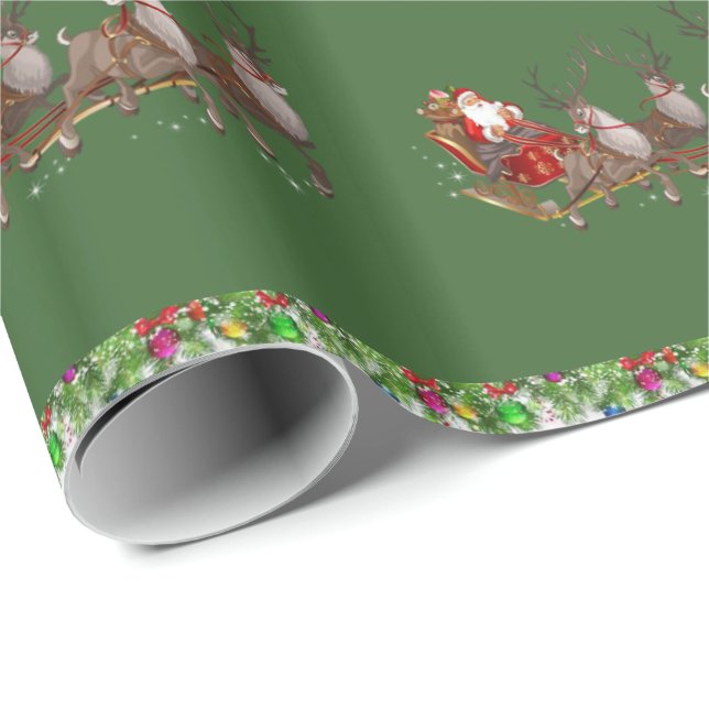 Regalo Navidades de papel envuelto (Esquina del rollo)