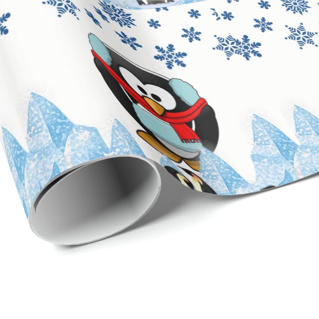 Regalo Navidades de papel envuelto (Esquina del rollo)