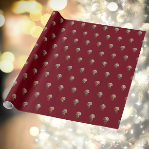 Regalo Navidades de profesores Elf envolviendo papel