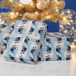 Regalo Navidades de Vaquero 2 - Papel envuelto de gato/ga