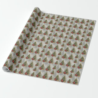 Regalo Navidades de vaquero envuelven papel rollo