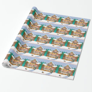 Regalo Navidades de Yorkie Treat envueltos de papel