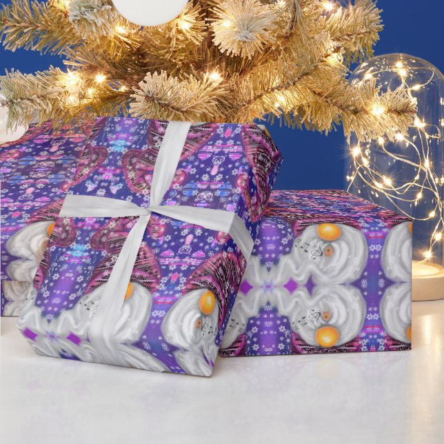 Regalo Navidades divertidos dan papel de envolvimiento Gn (Vacaciones)