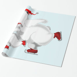 Regalo Navidades entregan papel de envolver con osos feli