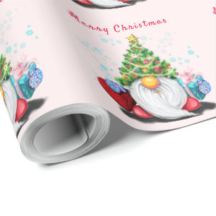 Regalo Navidades entregan papel de envolvimiento con Gnom