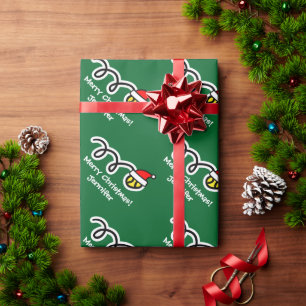 Regalo Navidades envolviendo papel Baloncesto de tenis